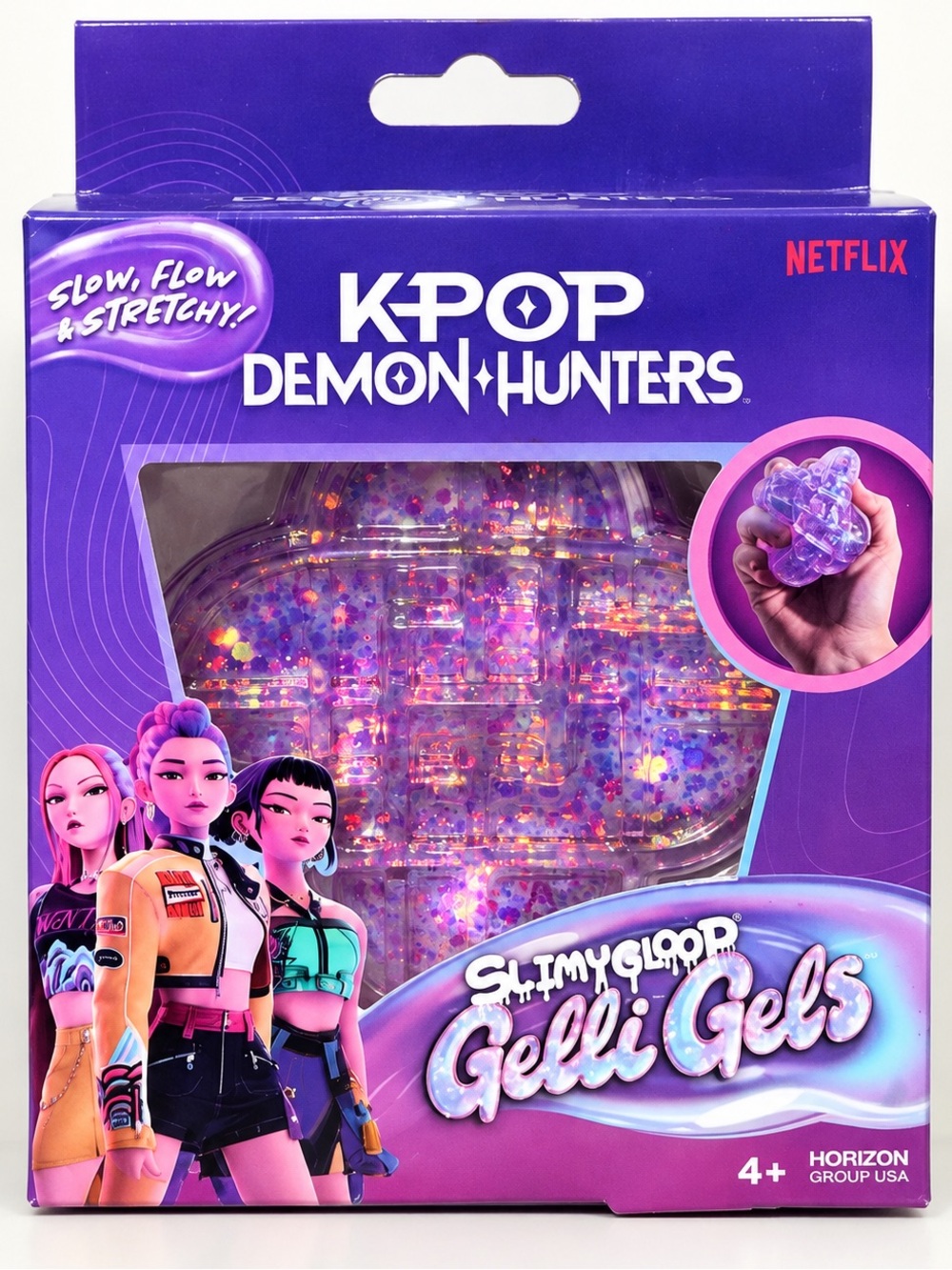 K-pop SlimyGloop Gelli Gels - Purple Glitter